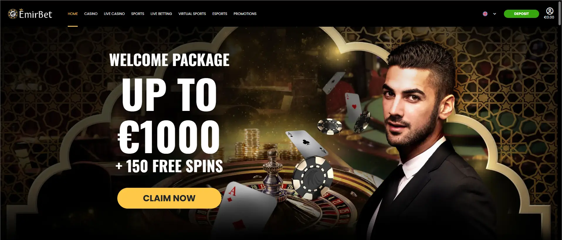 Emirbet Casino screen